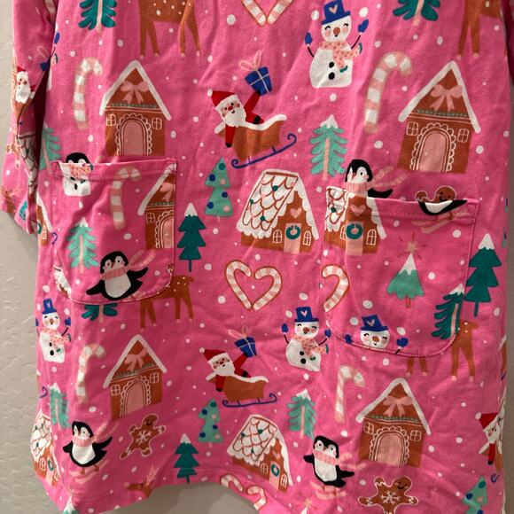 Tu Pinkmas Christmas Ruffle Long Sleeve Dress - Picture 4 of 7